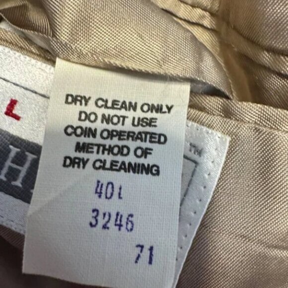 Alan Michaels Wool Tweed Blazer Jacket Elbow Patches Mens Size 40L Brown USA Vtg - Picture 5 of 7